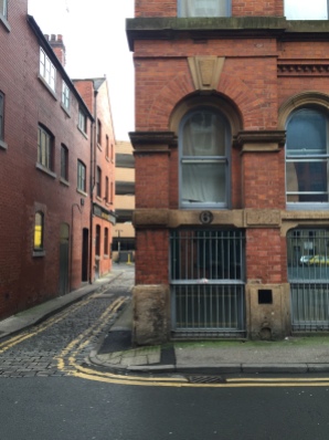 The same view in 2017; the former warehouse is located next door to 2 Union Street. (Source: Own Photograph, 2017)